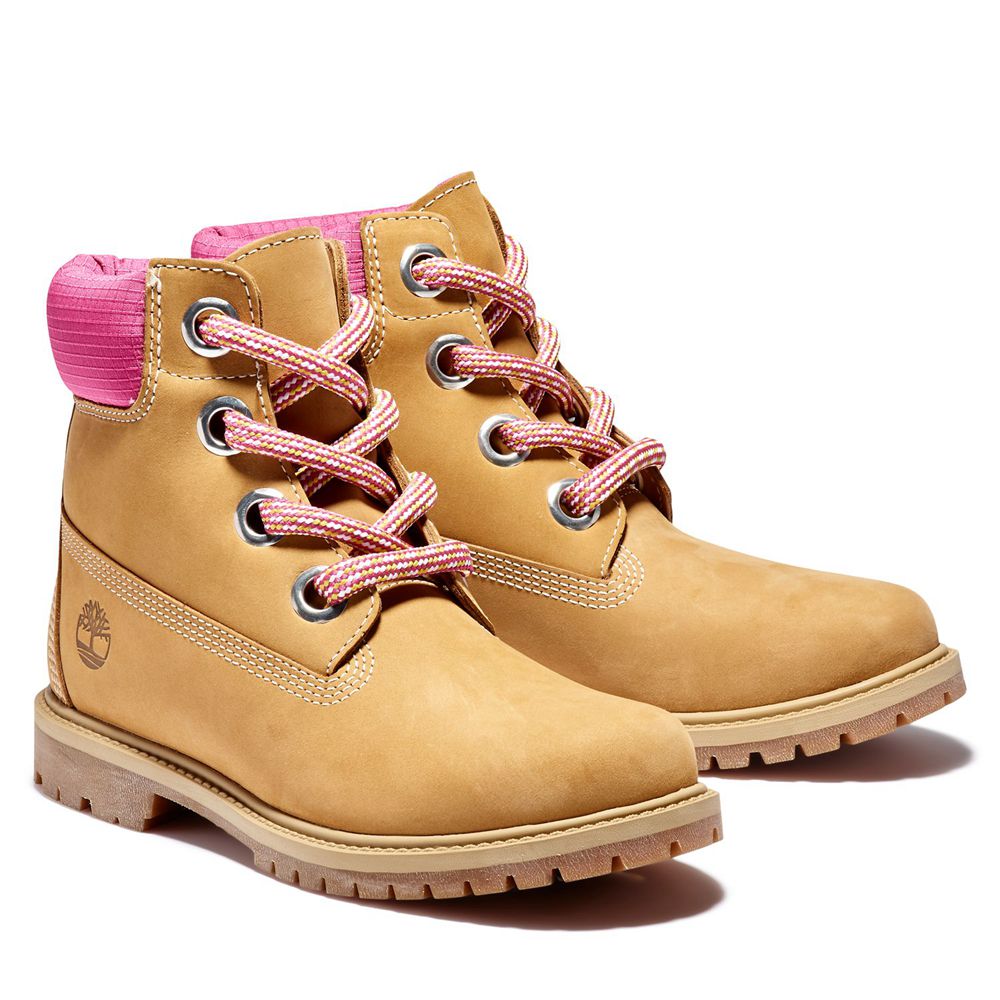 Botas 6-Inch Timberland Argentina Mujer - 6-Inch Heritage Waterproof - Marrones - TCIGVR-950